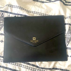 Kate Spade Black Envelope Clutch